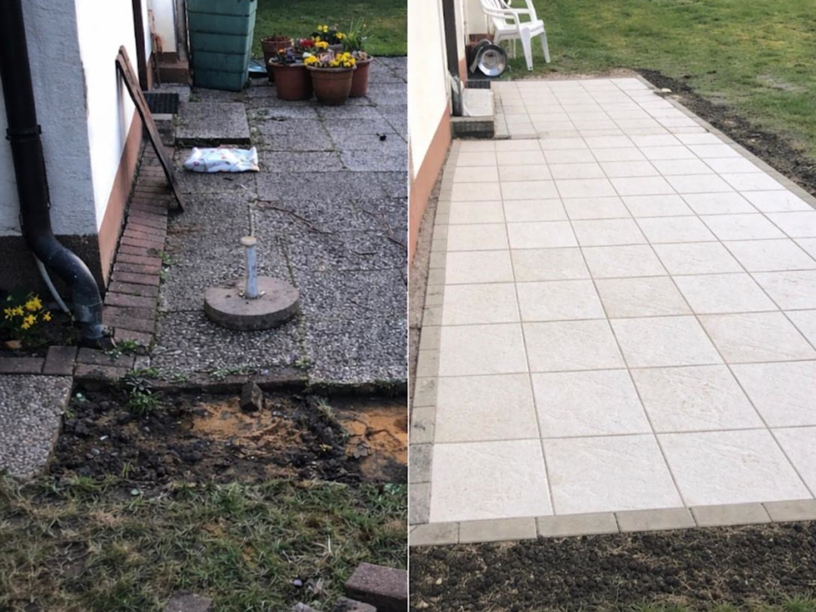 Projekte von LeitnerProservice: Terrassenbau, Ladenbau und Pflasterarbeiten